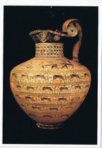 Postcard Oenochoe Greek Pottery Rhodes Louvre Museum - £2.83 GBP