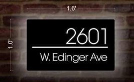 2601 W.Edinger Ave | Custom House Number Sign - £154.06 GBP