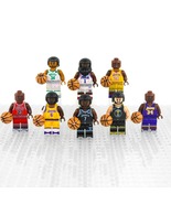 8pcs Set NBA Basketball Minifigures Set with Basketball Accessory - £28.36 GBP