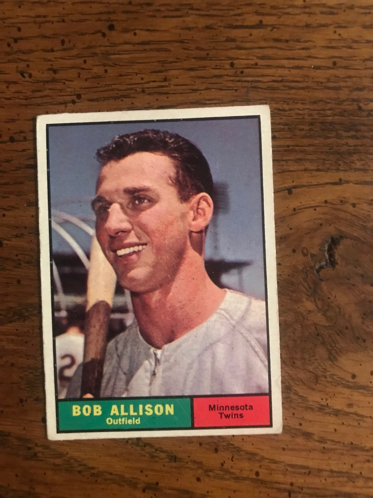 Primary image for Bob Allison 1961 Topps Baseball Card  (0675)