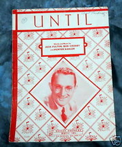 Until 1945 Sheet Music Recorded by Tommy Dorsey - £1.17 GBP