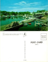 Maine Perkins Cove Quaint Shops &amp; Fine Dining Restaurants Vintage Postcard - £7.56 GBP