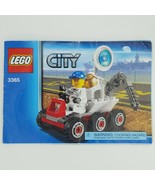 Lego City 3365 Space Moon Buggy Building Instruction Manual Booklet Only - £1.97 GBP