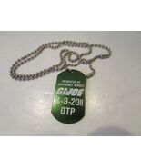 TOY GI JOE NAME TAG PRESENTED BY DISPOSABLE HEROES 4/9/2011 METAL W/CHAIN - €1,59 EUR