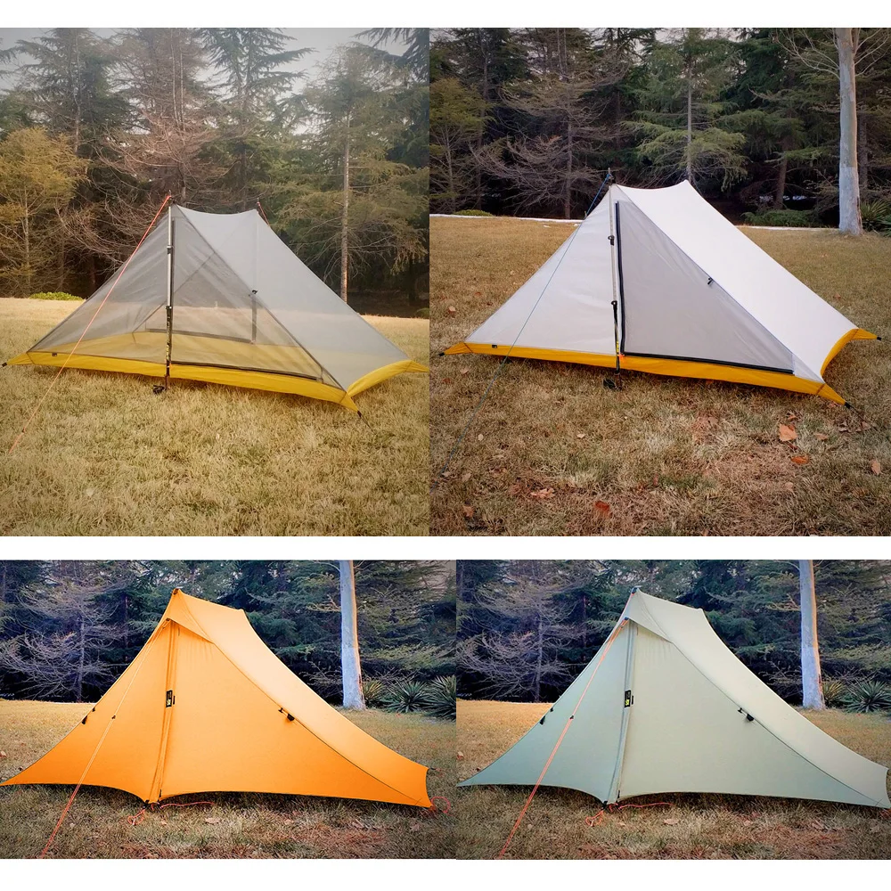 Waterproof  2 Rodless Tent 2 Person Professional 20D Silnylon Tent Oudoor - £69.27 GBP+