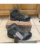 Men&#39;s Mid Ankle Hiking Boots Waterproof Outdoor Work Shoes Army Green BK... - $47.27