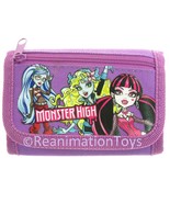 Monster High Purple Draculaura Abbey Bominable Ghoulia Yelps Wallet Bill... - £15.63 GBP