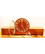 Antique French Art Deco Mantle Clock - Vedette France 5-rod chime mechanism - $260.00