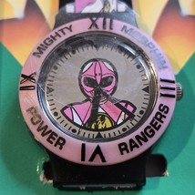MMPR Power Rangers Pink Ranger Wind-Up Watch 1994 NOS Vintage 90s New - $634.66 MXN