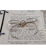 Vtg 1940s Eyeglasses Shuron 1/10 12k Rimless Rimway Fulvue Antique Frame... - $132.32 CAD
