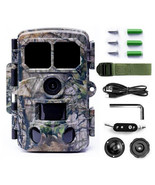 CAMOGLIDE Trail Camera - 48MP HD Game Cameras with Low Glow Night Vision... - £117.60 GBP