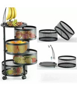 ✅SHIP NOW - Fruit Basket for Kitchen Fruit Basket Rotating Shelf Banana ... - £30.88 GBP