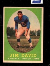 1958 TOPPS #13 JIM DAVID VGEX LIONS *X85154 - $3.92