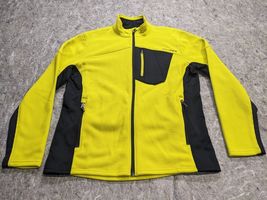 Spyder Lime and Black Men's Zip Ski Jacket/Sweater Size L - $34.99