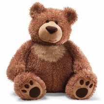 Gund Slumbers Teddy Bear Stuffed Animal Brown Shaggy Soft Toy 15&quot; -320709 - £23.59 GBP