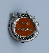 Coal Chamber Pin Brooch - English Pewter Alchemy Poker Vintage 1997 - $39.73