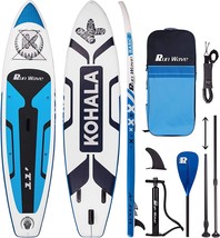 Runwave Inflatable Stand Up Paddle Board 11&#39;×33&#39;&#39;×6&#39;&#39;(6&#39;&#39; Thick) Non-Sli... - £162.20 GBP