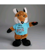 Vintage 2014 Chattily Lane 12&quot; WHAT DOES THE FOX SAY? Sing Dance Animate... - $59.40