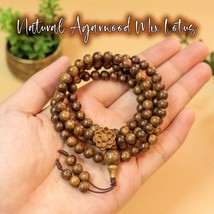 Natural Agarwood Bracelet 108 Bead Mix Charm Lotus. Best Quality. Size 6/7/8mm - $44.00