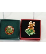 Hallmark Keepsake Ornament Club Pin 1991 and Charter Member Club Pin 1996 - $7.83