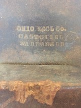 Vintage Antique Primitive Ohio Tool Company Cast Steel Solid Wood Jack P... - $59.99