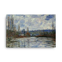 Claude Monet Flood at Giverny, 1896-97.jpeg Canvas Print - £78.29 GBP+