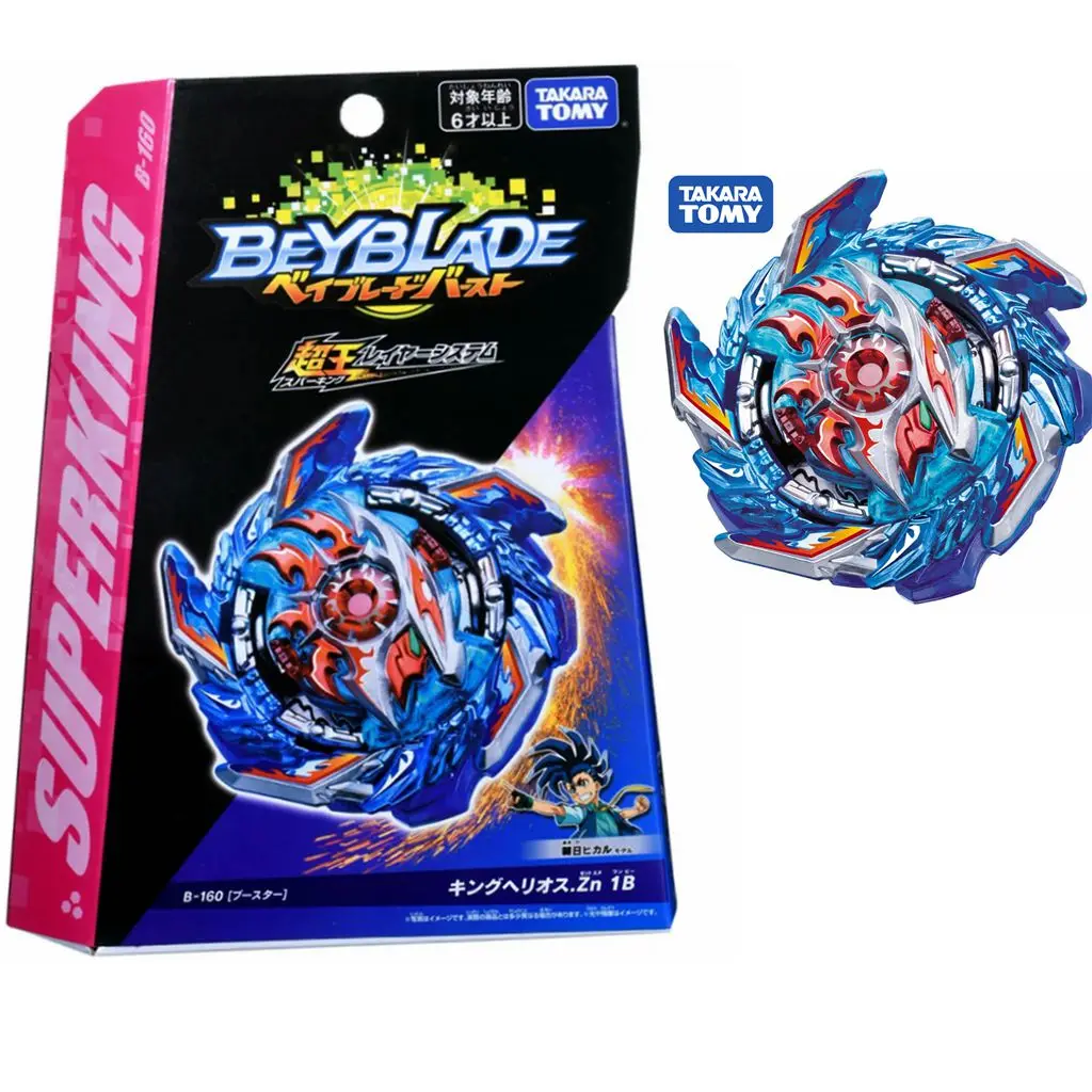 Original TAKARA TOMY BEYBLADE BURST Booster B-160 King Helios.Zn 1B Spin... - $24.34