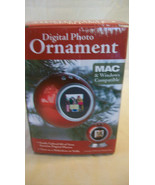 DIGITAL PHOTO ORNAMENT, RED, BNIB, HOLDS 60 PHOTOS - $40.00