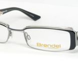 Brendel 905128 10 Schwarz Weiß Silber Brille Brillengestell 49-18-135mm - $96.12