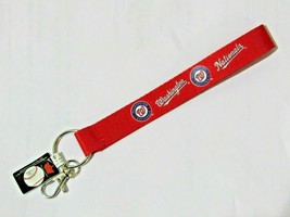 MLB Washington Nationals Wristlet Key Chains Hook and Ring 9&quot; Long by Am... - £7.07 GBP