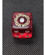 Bob Stupaks Vegas World Red Casino Dice 20MM - $163.53 MXN