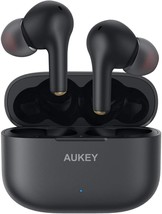 AUKEY True Wireless Earbuds, Bluetooth 5 with aptX Deep Bass, CVC 8.0 Noise Redu - £44.82 GBP
