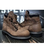 Red Wing Shoes USA 1206 Brown Leather Boots Men 7 Women 8.5 EE Width - $178.34 CAD