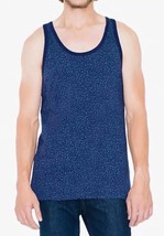 Men’s Basic Navy Blue Tank Top Sleeveless T-shirt Tee American Apparel L... - £7.70 GBP