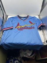 Rare Vintage St. Louis Cardinals Sand-Knit Baseball Jersey 70s 80s XL - £39.10 GBP