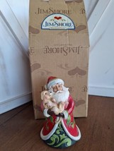 2014 Jim Shore &quot;Santa&#39;s Best Friend&quot; Figurine Heartwood Creek Enesco  #4... - £19.53 GBP