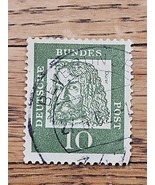 Germany Stamp Albrecht Durer 10pf Used 827 &quot;Beverungen&quot; Circular Cancel - $2.72 CAD