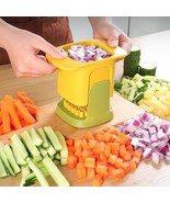 Onion Dicer Chopper French Fries Cutter Cucumber Potato Slicer Vegetable... - £10.75 GBP+