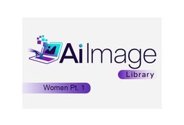 AI Image Library - Women Pt. 1 - AI Images with Resell Rights - $2.95