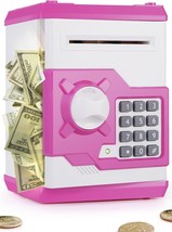 PLAYSHEEK Piggy Bank for Girls Boys Large Electronic Money Coin Banks wi... - £29.30 GBP+