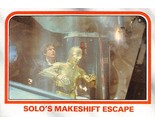 1980 Topps Star Wars ESB #48 Solo&#39;s Makeshift Escape Han Solo Harrison Ford - $0.89