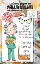 AALL And Create A7 Photopolymer Clear Stamp Set-Animal Nurse Dee - £21.67 GBP
