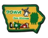 Iowa Des Moines Multi Color Fridge Magnet - $7.99