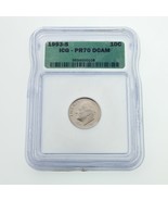 1993-C 10C Roosevelt Dime Rivestito a Prova Di Selezionato Da ICG Come P... - $585.34 MXN
