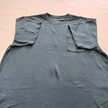 Carhartt K87 Original Fit Men's T-Shirt Size XL Bluestone Crew Neck with Pocket image 10