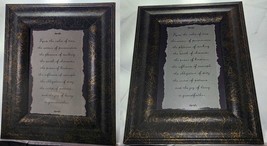 Framed Quotes for Grandparents &quot;Know Value of Time&quot; Gold Black Wood Frames 5 x 7 - £14.71 GBP