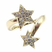 Authenticity Guarantee 
Chanel Comete 18k Yellow Gold Diamond Cocktail Stars ... - £3,796.94 GBP