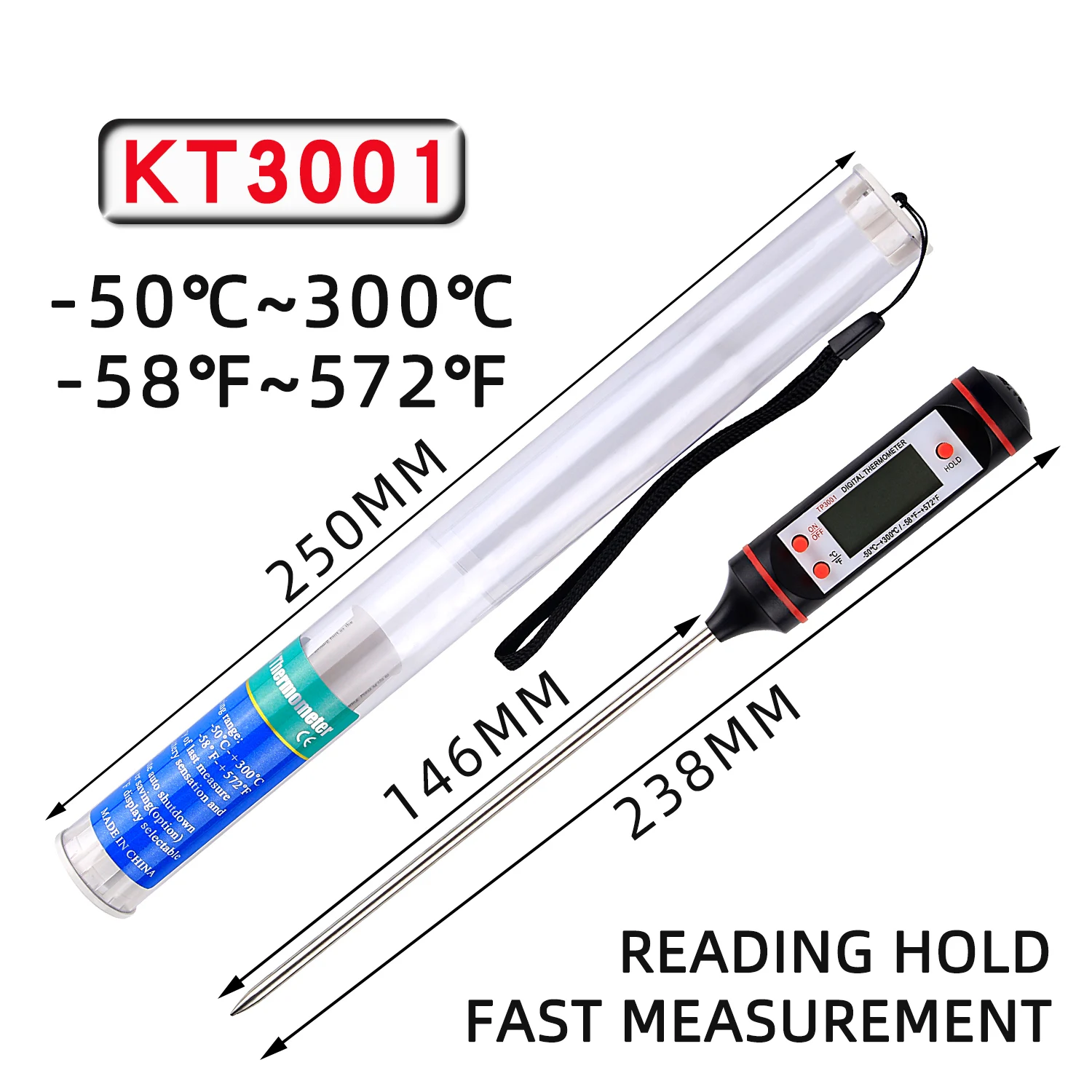 House Home High Quality Digital Food Thermometer Kitchen BBQ Probe Meter Househo - £19.59 GBP