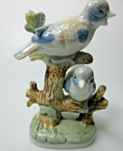 Vintage Perched Birds On A Tree Limb  ArtMart Figurine Porcelain Decor T... - $24.72