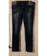 Just Usa Jeans Juniors 13 Skinny Distressed Destroyed - £13.82 GBP